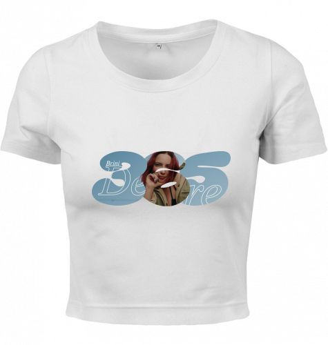 365 White Crop Tee